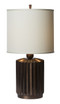 Thumprints Starburst Tinted Copper Table Lamp
