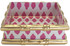 Dana Gibson - Bamboo in Parsi Pink Square Tray