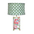 Dana Gibson - Chintz Lamp with Green Bellamy Shade, Small