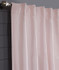 Solid Faux Silk Curtain, Pink
