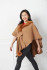 Tourance - Bella Shawl Poncho in Camel