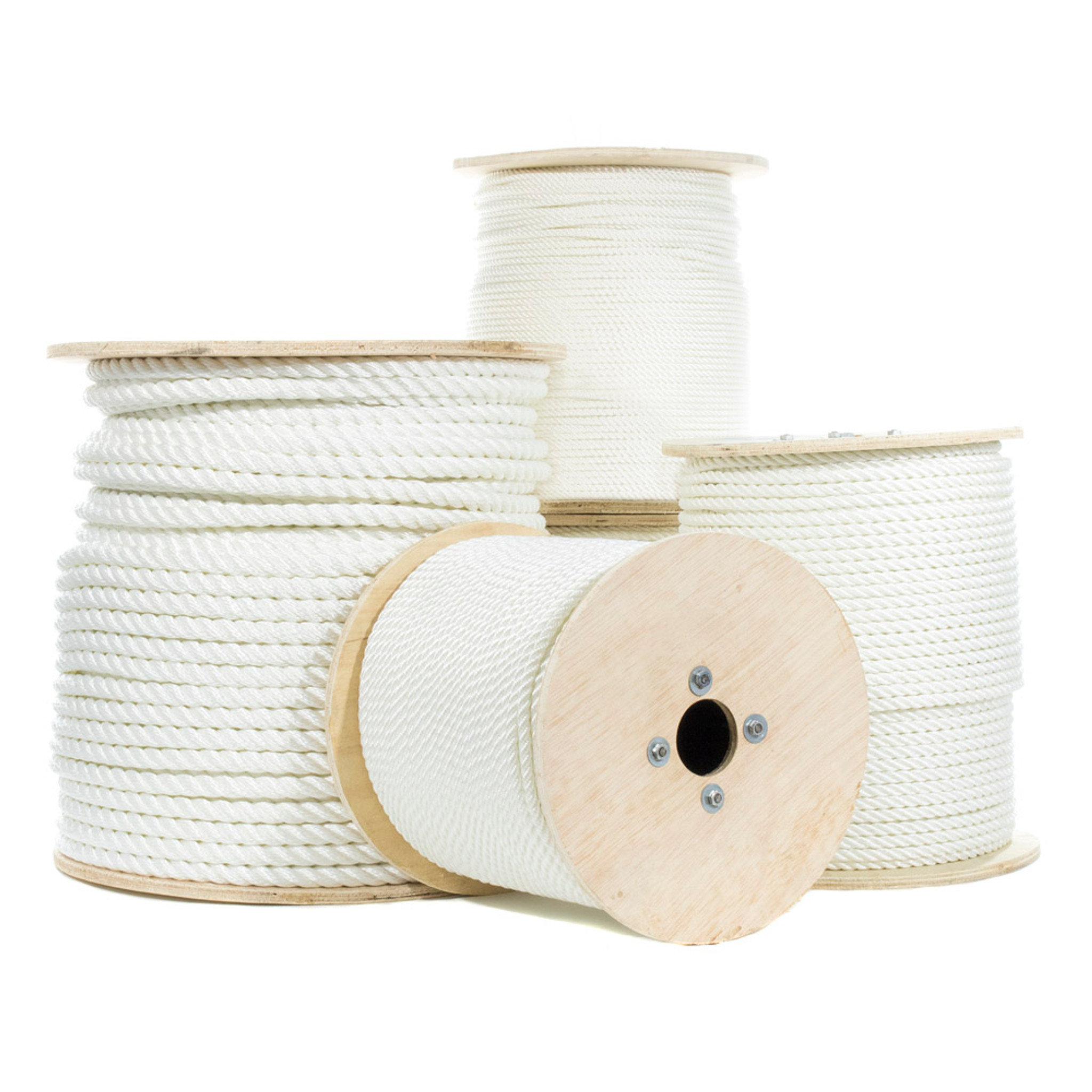 1-1/4 3-Strand Poly Dacron Rope - 600' Spool