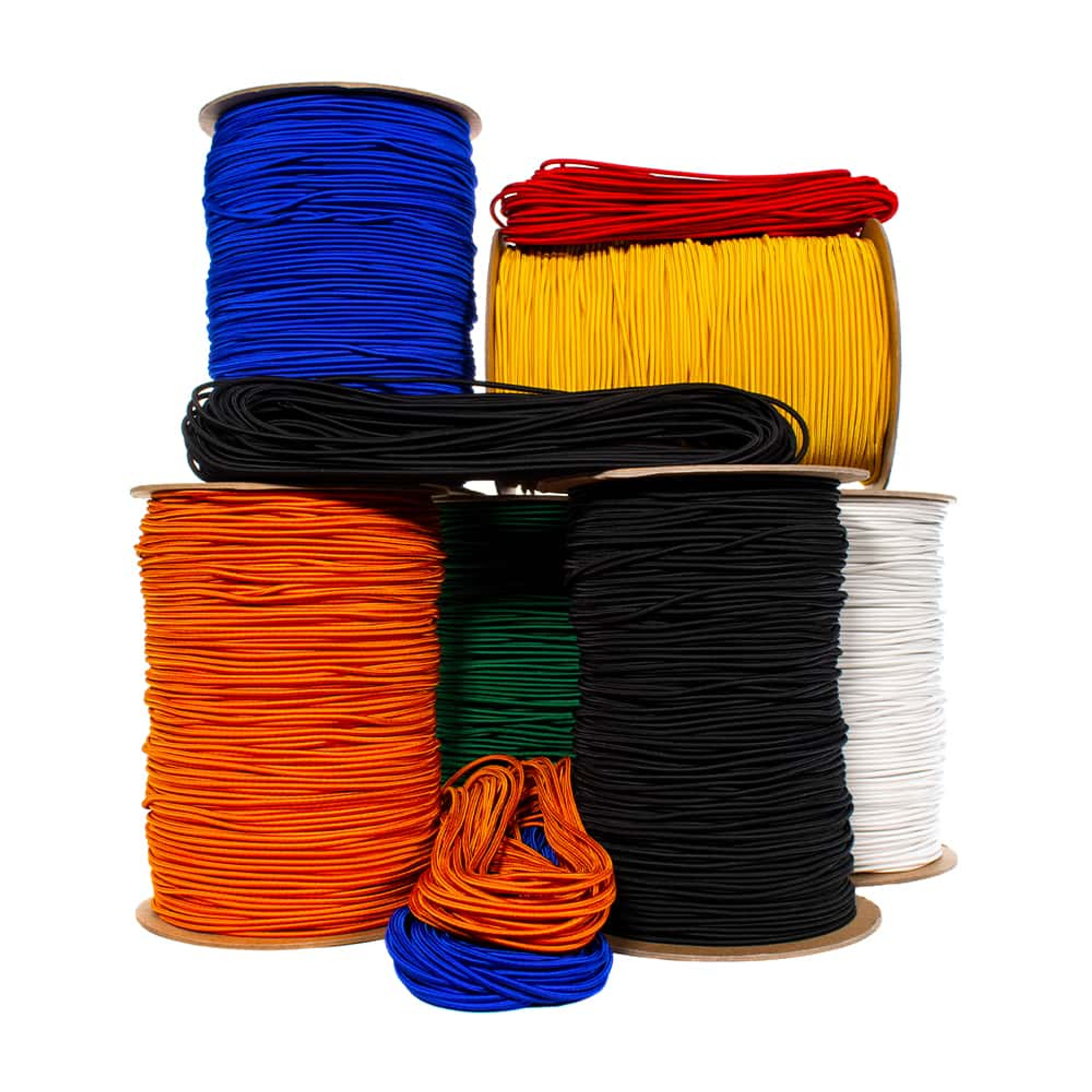 1/16 Nylon Elastic Cord - 3 Inner Elastic Strands