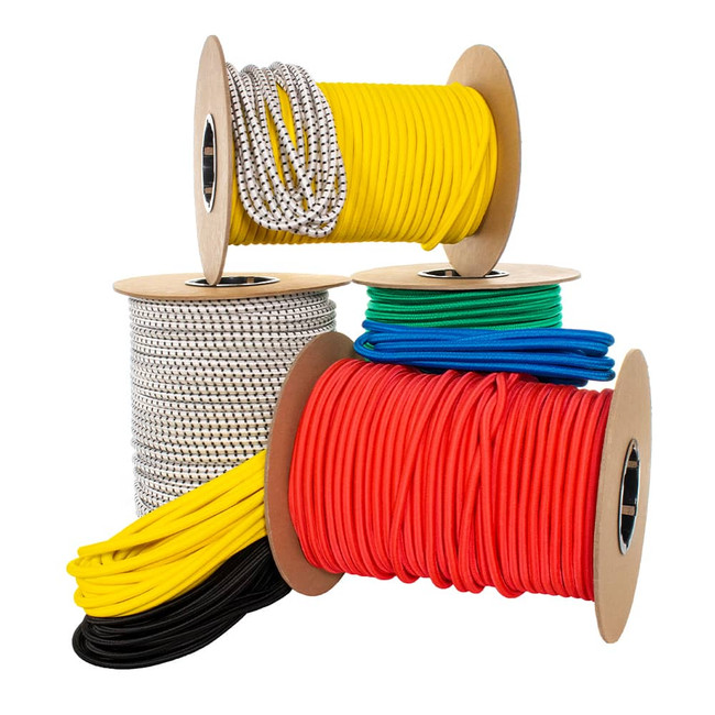 1/2 Nylon Shock Cord - 90 Inner Rubber Strands