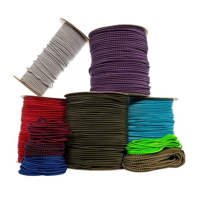 1/16 Nylon Elastic Cord - 3 Inner Elastic Strands