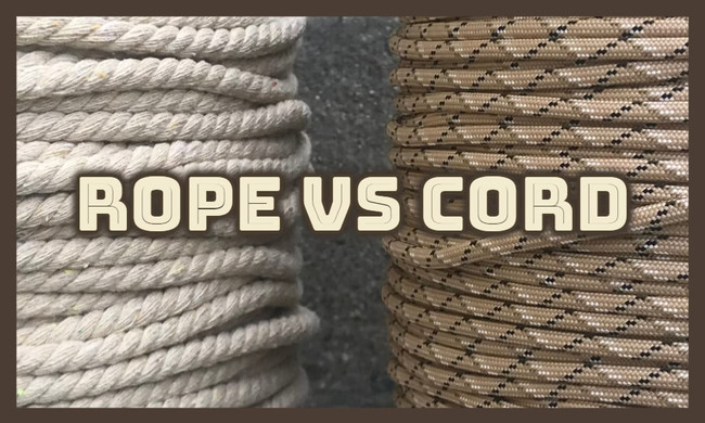 Rope vs Cord
