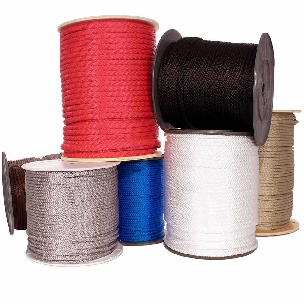 Solid Braid Multifilament Polypropylene Rope