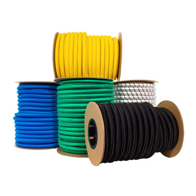 1/2 Nylon Shock Cord - 90 Inner Rubber Strands