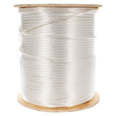 Solid Braid Nylon Rope with Galvanized Aircraft Cable Core