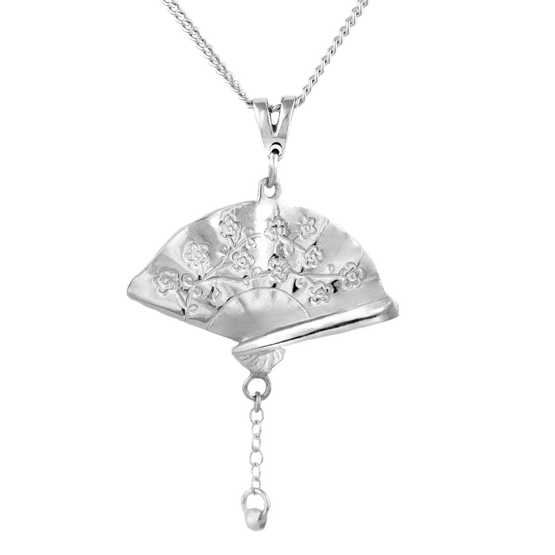 Japanese Geisha Fan Pendant Martial Art Shop