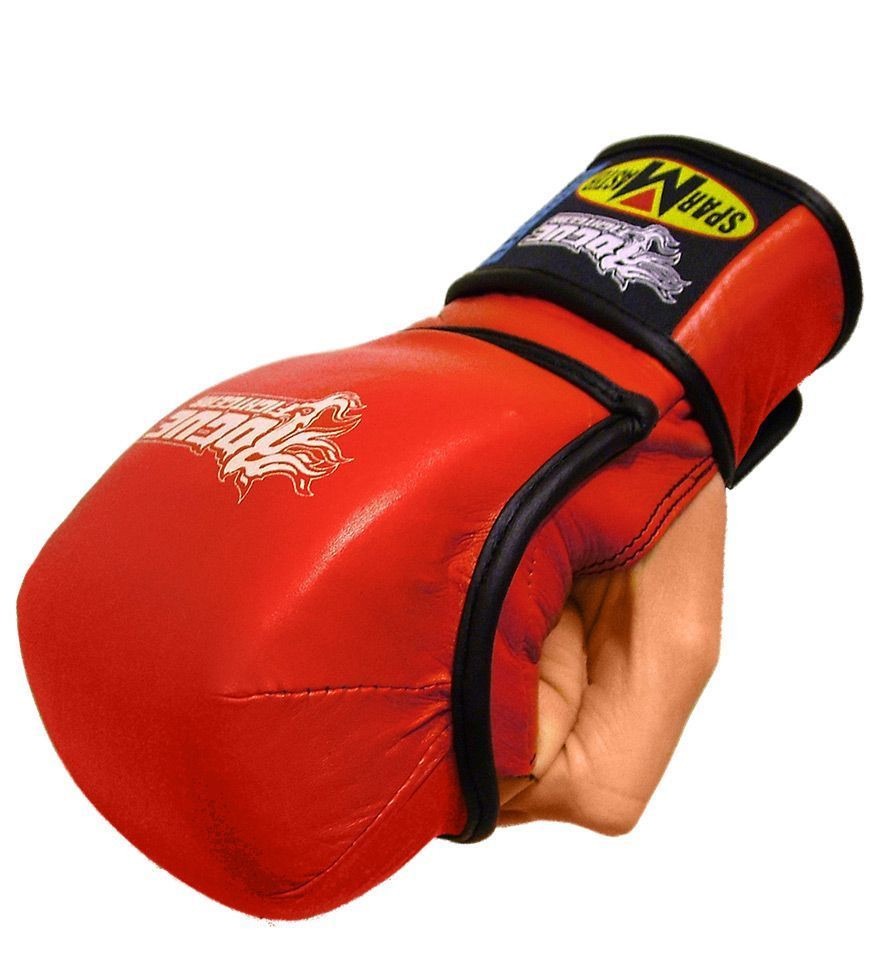 Rogue Leather Grapple And Strike Sparmaster MMA Training Gloves