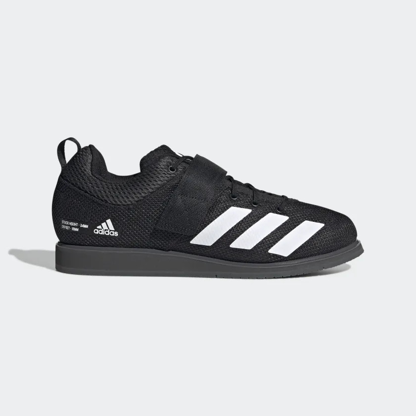 adidas Powerlift 5 Black White Weightlifting Shoes - Martial Art Shop