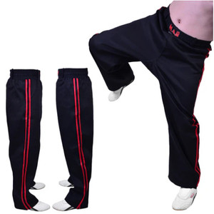 MAR Black Red Kickboxing Trousers Pollycotton KIDS