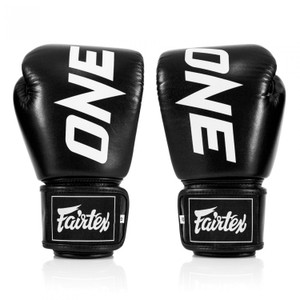 Fairtex X ONE Championship Black Boxing Gloves