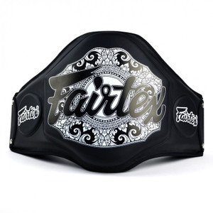 Fairtex Microfiber Belly Pad Black-Black