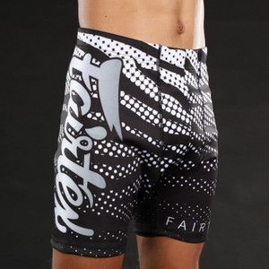  Fairtex Mens Vale Tudo Shorts Black White