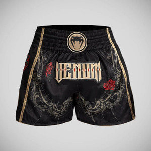 Venum Santa Muerte 5.0 Muay Thai Shorts Black Gold