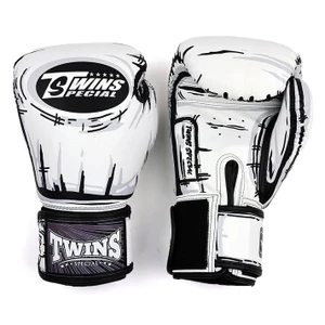 Twins Comic Boxing Gloves White
