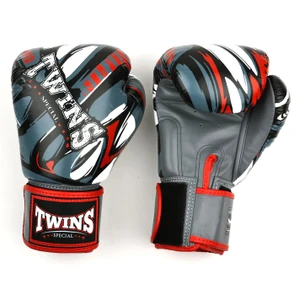 Twins Demon Boxing Gloves Grey-Red