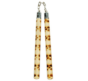 Rattan Tiger Style Round Ball Bearing Nunchaku