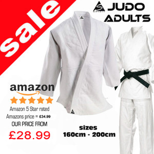 Ex Shop Display Spirit Adults Traditional Judo wrap over student uniform