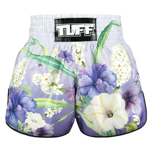 TUFF High Cut Retro Muaythai Shorts Purple An Chan