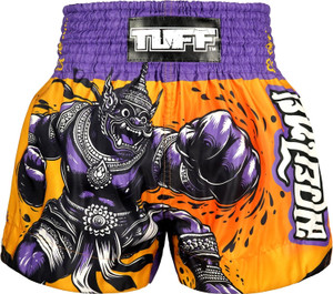 TUFF Muay Thai Shorts The Amethyst King TUFF Muay Thai Shorts The Amethyst King