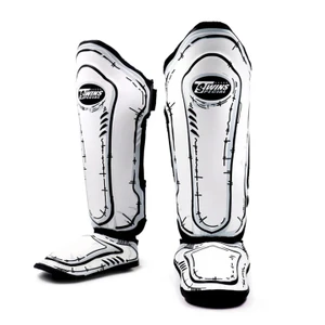Twins Special Leather Shin Pads Comic