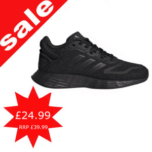 adidas Juniors Duramo 10 Shoes in Black Size 13 Kids