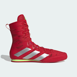 adidas Box Hog 4 Red Silver Boxing Boots