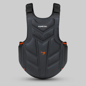 Fumetsu Icon Coaching Body Protector Black Orange