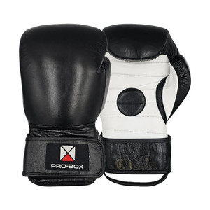 Pro Box Coach Spar Gloves Black White