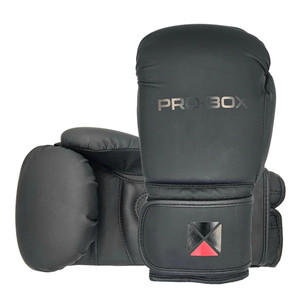 Pro Box Club Boxing Gloves Matt Black