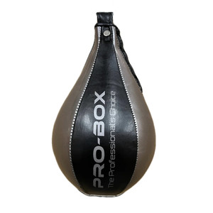 Pro Box Champ Leather Hybrid Speedball Black Gun Metal