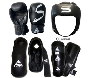 Spirit Kickboxing Set With Head Guard Spirit Kickboxing Set With Head Guard