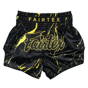 Fairtex BS1947 Muay Thai Shorts Black Marble