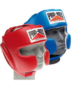 Pro Box Red Sparring Head Guard