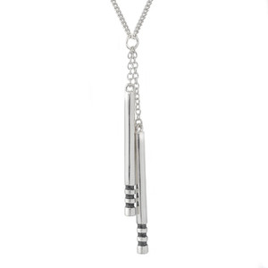 Sterling Silver Nunchaku Pendant Sterling Silver Nunchaku Pendant