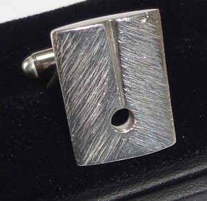 Sterling Silver Nakago Cufflinks Sterling Silver Nakago Cufflinks