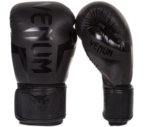 Venum Neon Elite Boxing Gloves Black Black