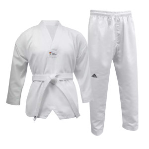 Adidas Adult WT Student Dobok Without Stripes 8oz Adidas Adult WT Student Dobok Without Stripes 8oz