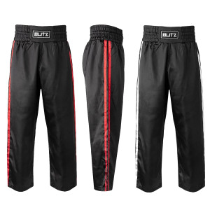 Blitz Adult Classic Satin Full Contact Trousers Blitz Adult Classic Satin Full Contact Trousers