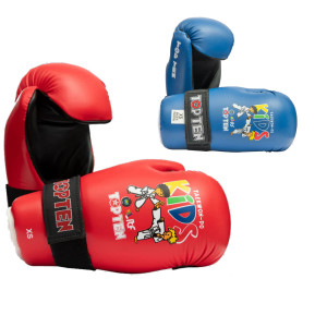 Blue Top Ten Kids Generation ITF Pointfighter Gloves