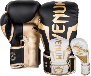 Venum Elite Boxing Gloves Gold