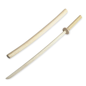 Aikido White Oak Bokken With Scabbard Aikido White Oak Bokken With Scabbard