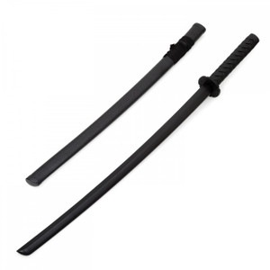Black Polypropylene Full Contact Bokken With Scabbard