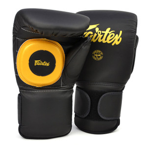 Fairtex Coach Sparring Gloves Black Gold