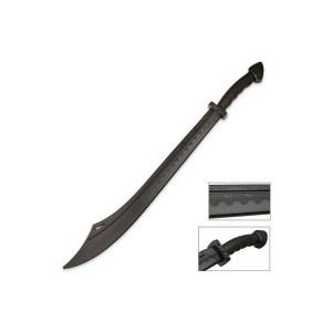 Black Polypropylene Kung Fu Sword Broadsword 33"
