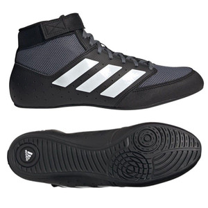 adidas Mat Hog 2.0 Wrestling Boots Black White