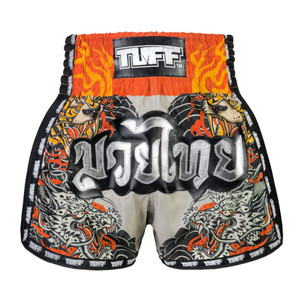 TUFF Muay Thai Shorts New Retro Style The Japanese Yin-Yang